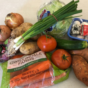 Sample $10 Vegetable